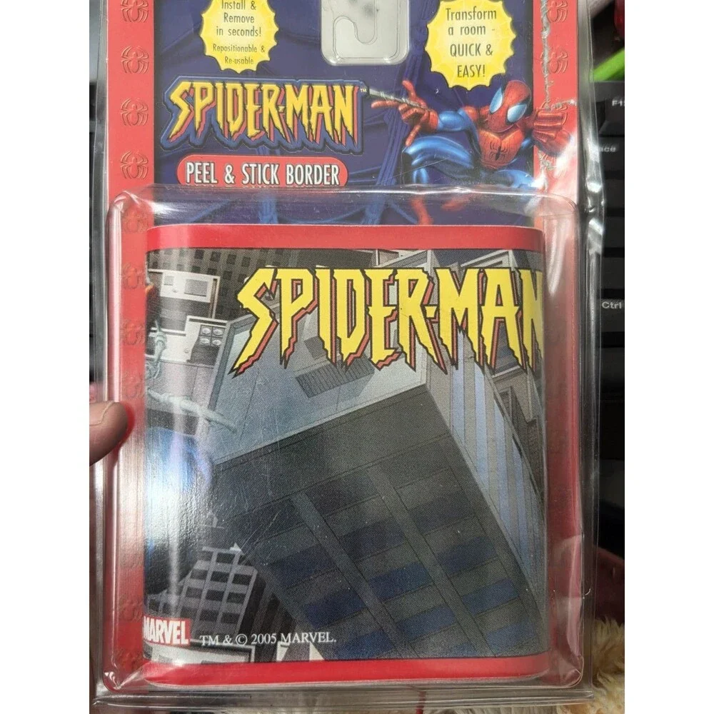 Spiderman Peel and Stick Border Marvel New